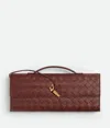 Bottega Veneta Andiamo Clutch Barolo With Handle
