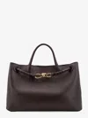 Bottega Veneta Medium Andiamo Top Handle Bag In Brown