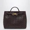 Bottega Veneta | Andiamo Medium Bag In Dark Barolo Colour In Burgundy