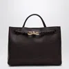 Bottega Veneta Andiamo Medium Bag In Fondant Smooth Leather In Brown