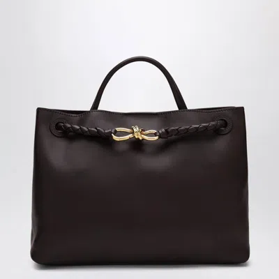 Bottega Veneta Andiamo Medium Bag In Fondant Smooth Leather In Brown