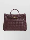 Bottega Veneta Andiamo Medium Cross-body Bag In Brown