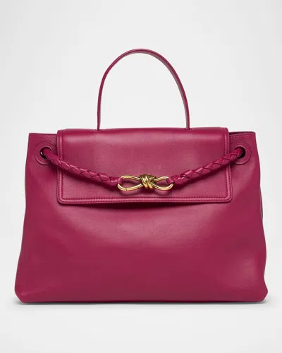 Bottega Veneta Andiamo Medium Leather Top-handle Bag