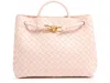 Bottega Veneta Womens Cameo-m Br-cameo Andiamo Medium Leather Top-handle Bag In Nude