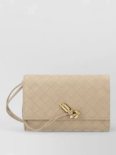 Bottega Veneta Andiamo Mini Leather Shoulder Bag In Neutral
