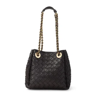 Bottega Veneta Andiamo Parachute Shoulder Bag Women In Brown
