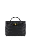 Bottega Veneta Andiamo Shoulder Bag In Fondant