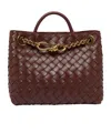 Bottega Veneta Small Andiamo Chain In Red