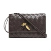 Bottega Veneta Andiamo Slim Wallet With Shoulder Strap