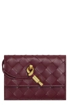 Bottega Veneta Andiamo Slip Intrecciato Leather Zip Card Case