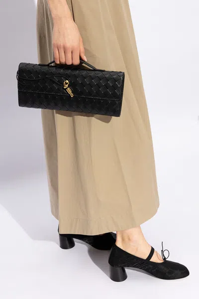 Bottega Veneta ‘andiamo Small' Clutch In Black