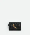 Bottega Veneta Kleines Andiamo Portemonnaie In Black