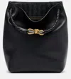 Bottega Veneta Andiamo Small Leather Bucket Bag In Black