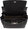 Bottega Veneta Andiamo Small Leather Messenger Bag In Black