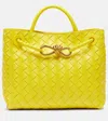 Bottega Veneta Andiamo Small Intrecciato Leather Shoulder Bag