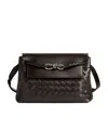 Bottega Veneta Kleine Andiamo Messenger Bag In Black