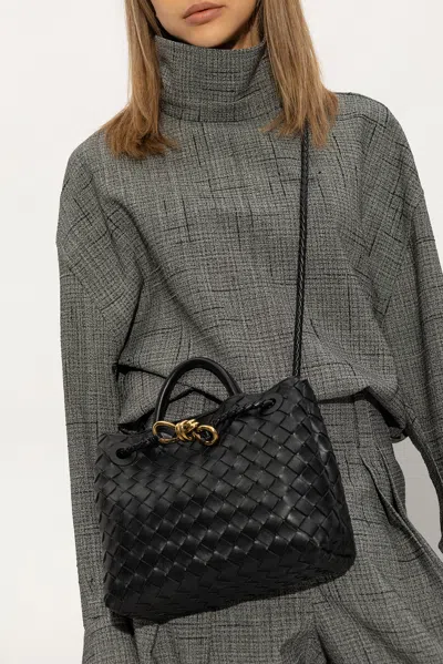 Bottega Veneta 'andiamo Small' Shoulder Bag In Black