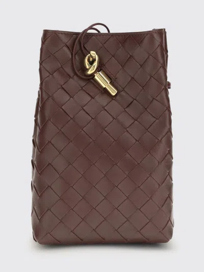 Bottega Veneta Andiamo Smartphone Bag In Brown