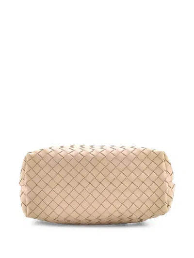 Pre-owned Bottega Veneta Andiamo Top Handle Bag Intrecciato Nappa Medium Satchel In 中性色