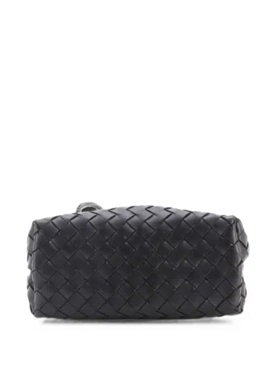 Pre-owned Bottega Veneta Andiamo Top Handle Bag Intrecciato Nappa Small Satchel In Black