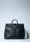 Bottega Veneta Andiamo Voyager Handbag