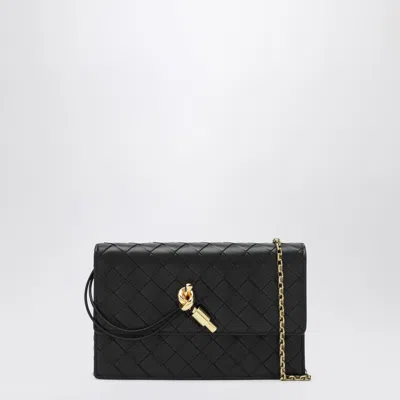 Bottega Veneta Andiamo Wallet With Black Chain