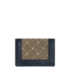 Bottega Veneta Angolo Credit Card Case In Space Color/persimmon/sea Space Color/persimmon Color/seaweed Color/natural Color Algae Color/natura