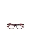 Bottega Veneta Angular Cat-eye Frames In Red