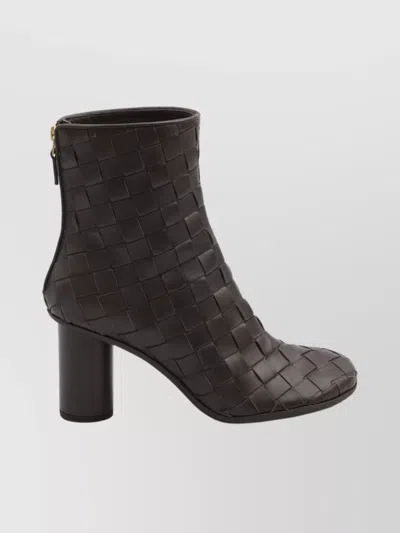 BOTTEGA VENETA ANKLE BOOTS FEATURING WOVEN TEXTURE