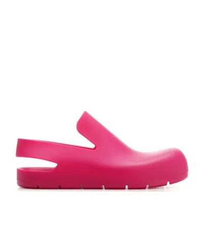 Bottega Veneta Ankle-wrapped Sandals In Pink