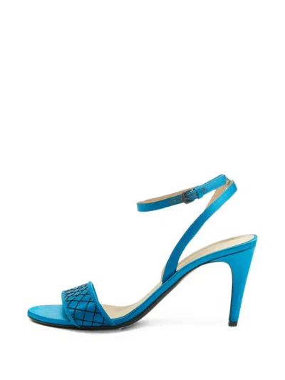 Pre-owned Bottega Veneta Ankle-strap Sandals In Blue