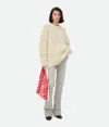 Bottega Veneta Pullover Aus Aran-cable-wolle In String