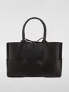 Bottega Veneta Arco Intreccio Nappa Leather Tote Bag In Brown