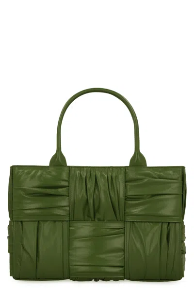 Bottega Veneta Small Bow Tote Bag In Green