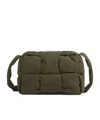 Bottega Veneta Medium Arco Padded Camera Bag In Green