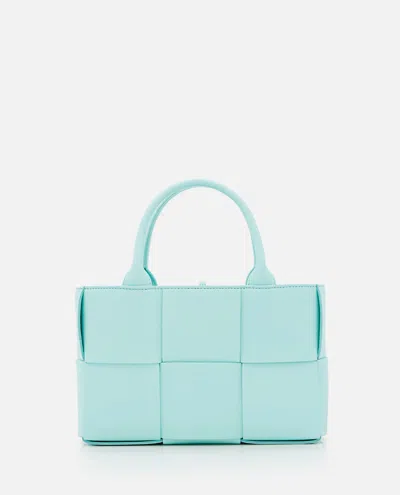 Bottega Veneta Arco Mini Tote Bag In Blue