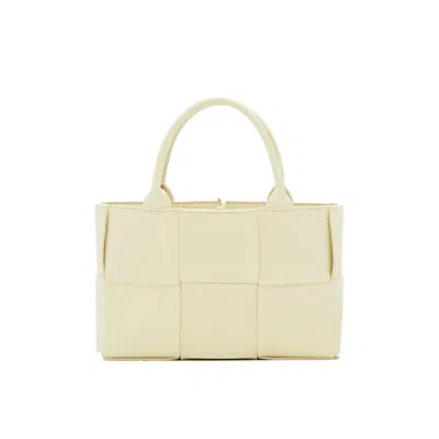Bottega Veneta Arco Mini Tote Bag In Yellow