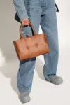 Bottega Veneta Arco Mini Intrecciato Leather Tote In Brown