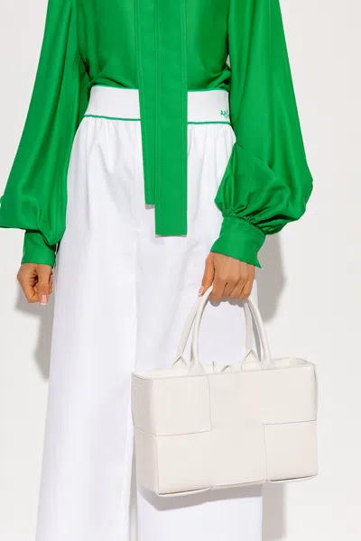Bottega Veneta ‘arco Small' Shopper Bag In White
