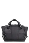 Bottega Veneta Arco Tool Leather Tote In Black
