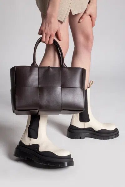 Bottega Veneta ‘arco Tote Small' Hand Bag In Brown
