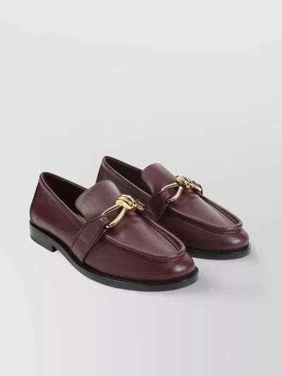 BOTTEGA VENETA ASTAIR METALLIC KNOT LOAFER