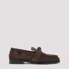 Bottega Veneta Astaire Suede Loafers In Black
