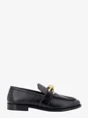 Bottega Veneta Astaire Knot Plaque Leather Loafers In Black