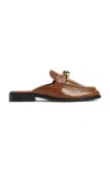 Bottega Veneta Astaire Calfskin Loafer Mules In Brown