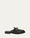 Bottega Veneta Astaire Leather Loafers In Black