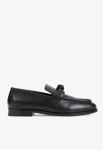 Bottega Veneta Astaire Leather Loafers