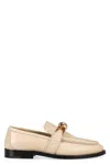 Bottega Veneta Astaire Leather Loafers In Gold
