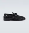 Bottega Veneta Astaire Leather Loafers In Black