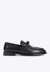 Bottega Veneta Astaire Leather Loafers In Black